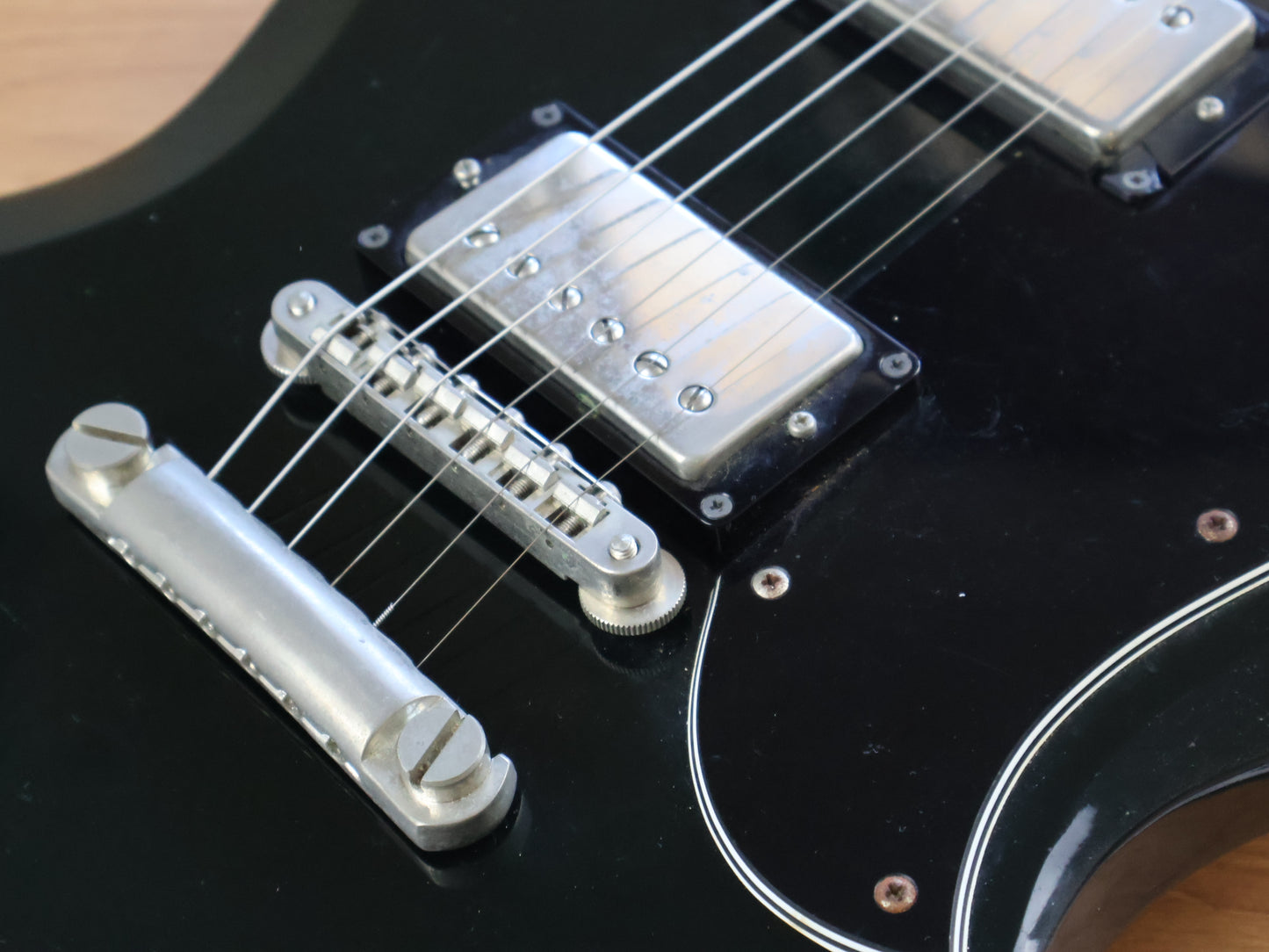 1989 Greco Japan SS-600P2 SG Double Cutaway (Black)