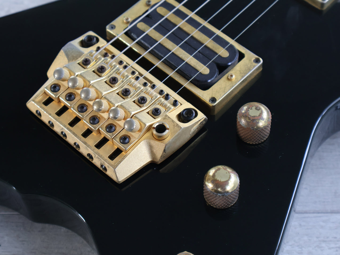 1985 Ibanez Japan DT355 Destroyer II Explorer/Star (Black)