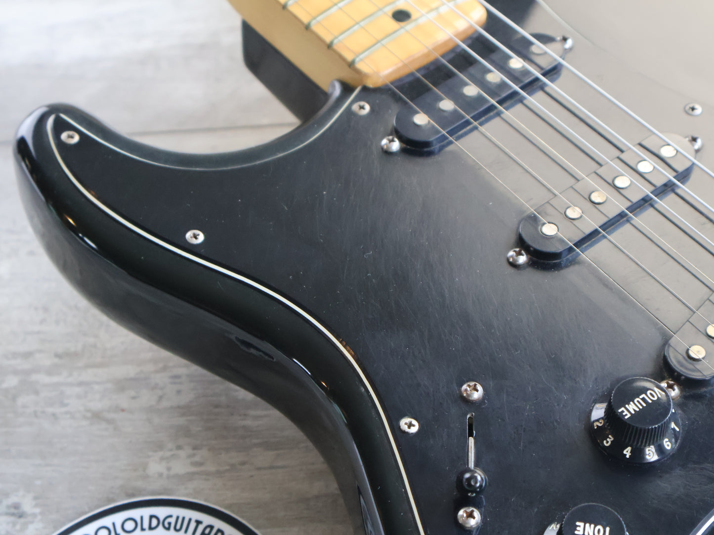 1978 Fender USA LH Left Handed Hardtail Stratocaster (Black)