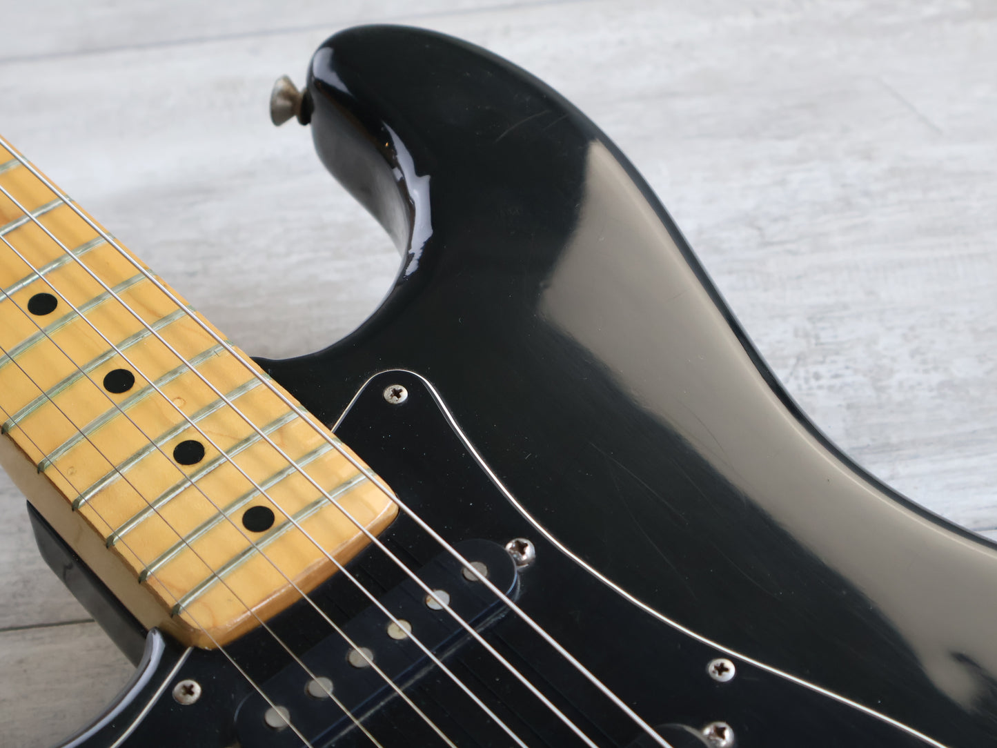 1978 Fender USA LH Left Handed Hardtail Stratocaster (Black)