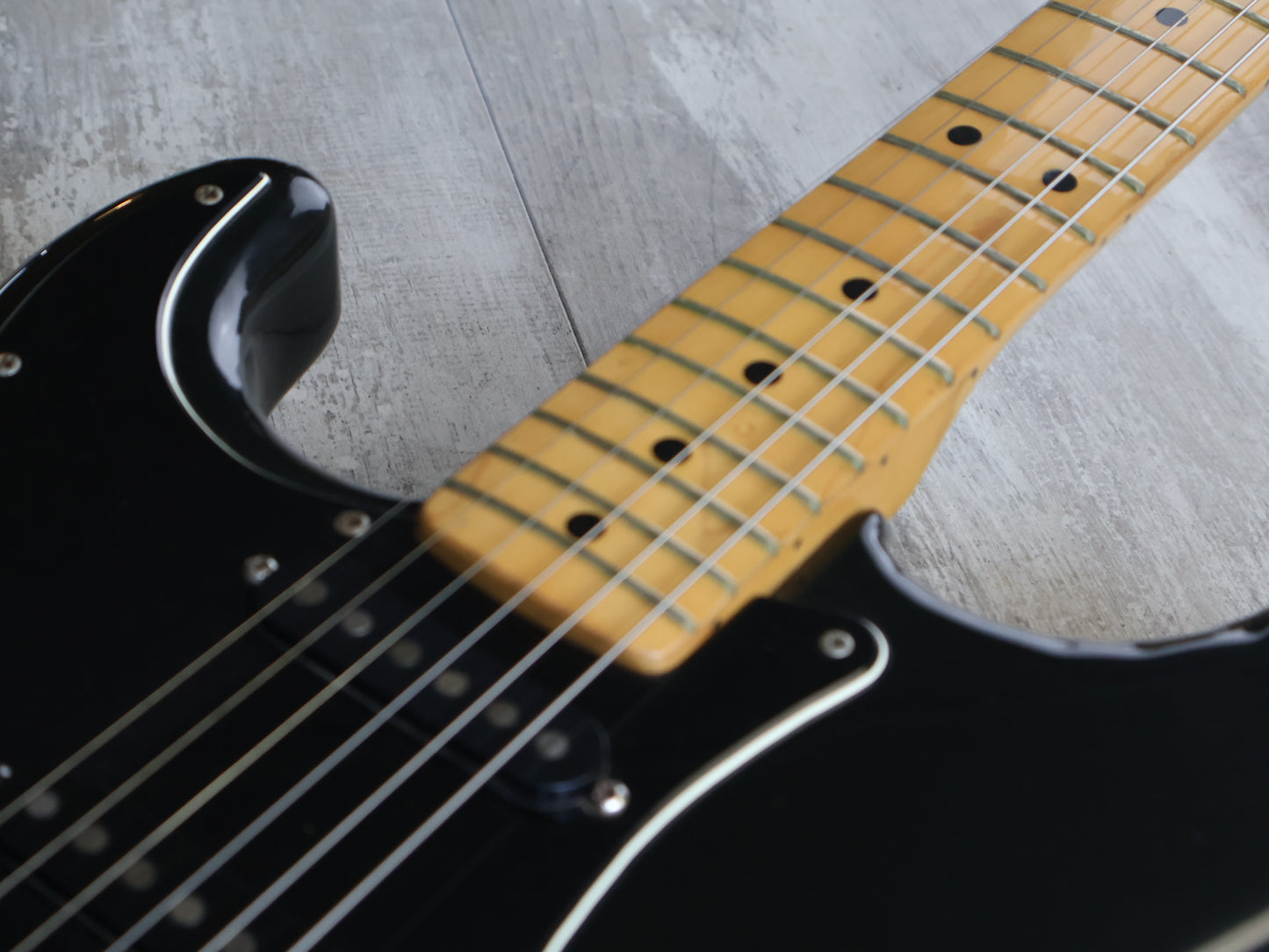 1978 Fender USA LH Left Handed Hardtail Stratocaster (Black)