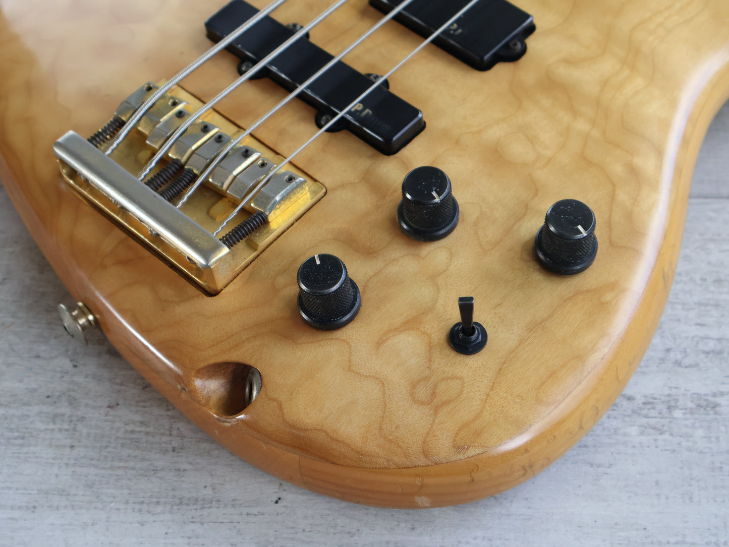 1988 Greco Japan PXB-100 Phoenix (Warwick Style) PJ Bass (Natural)