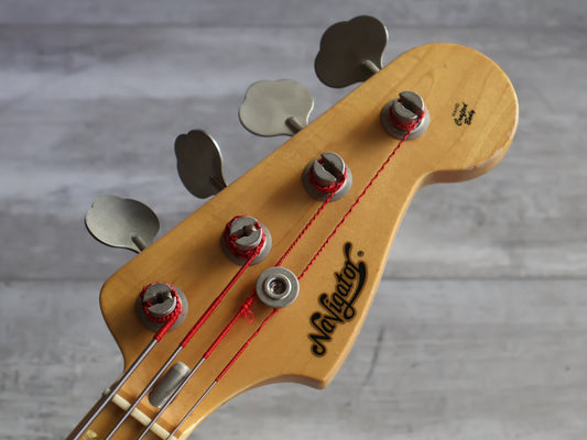1980's ESP Navigator Japan Custom Order 70's Reissue Jazz Bass (Natural)