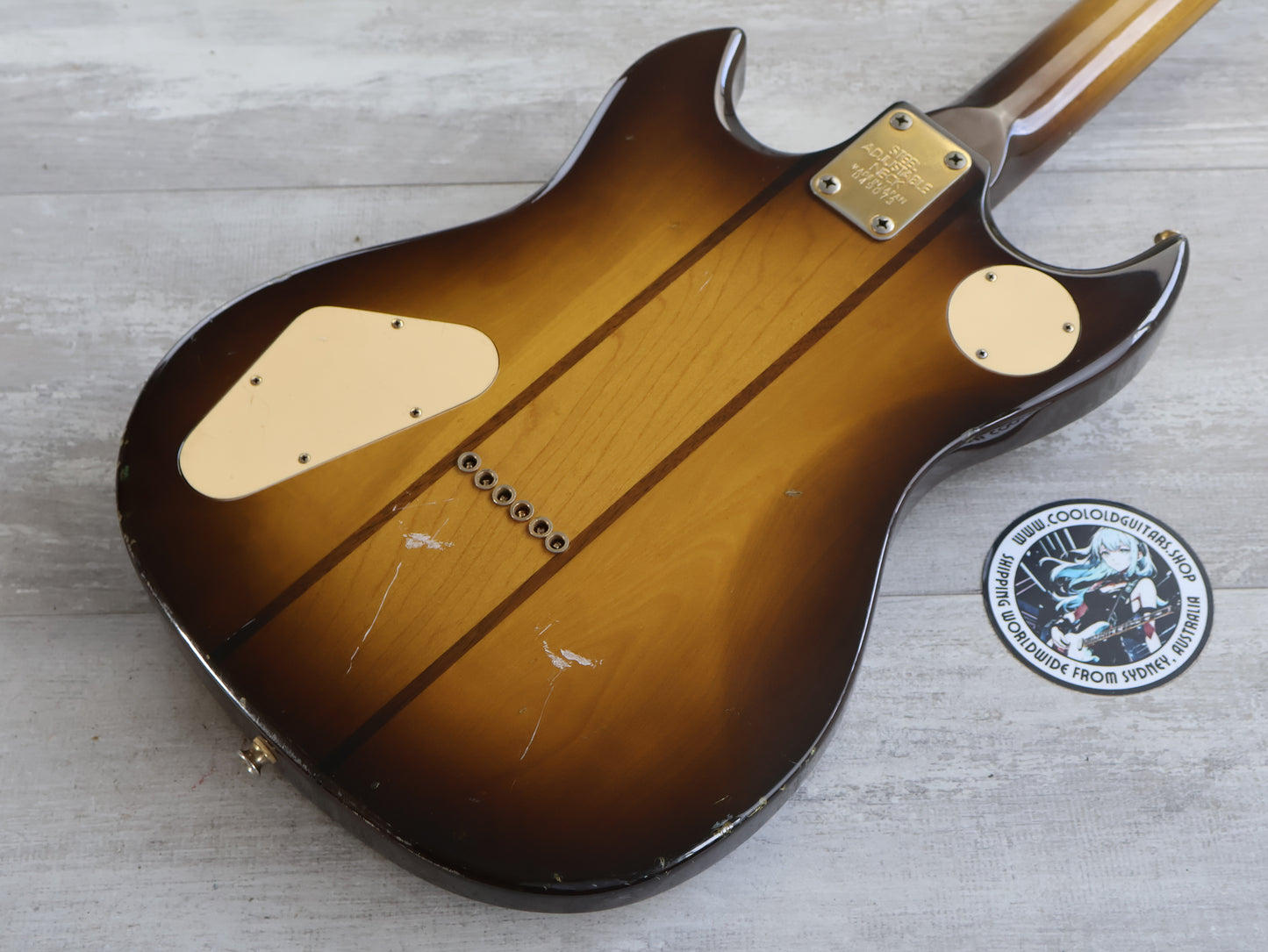 1979 Aria Pro II Japan (Matsumoku) TS-500 Double Cutaway (Oak Shade)