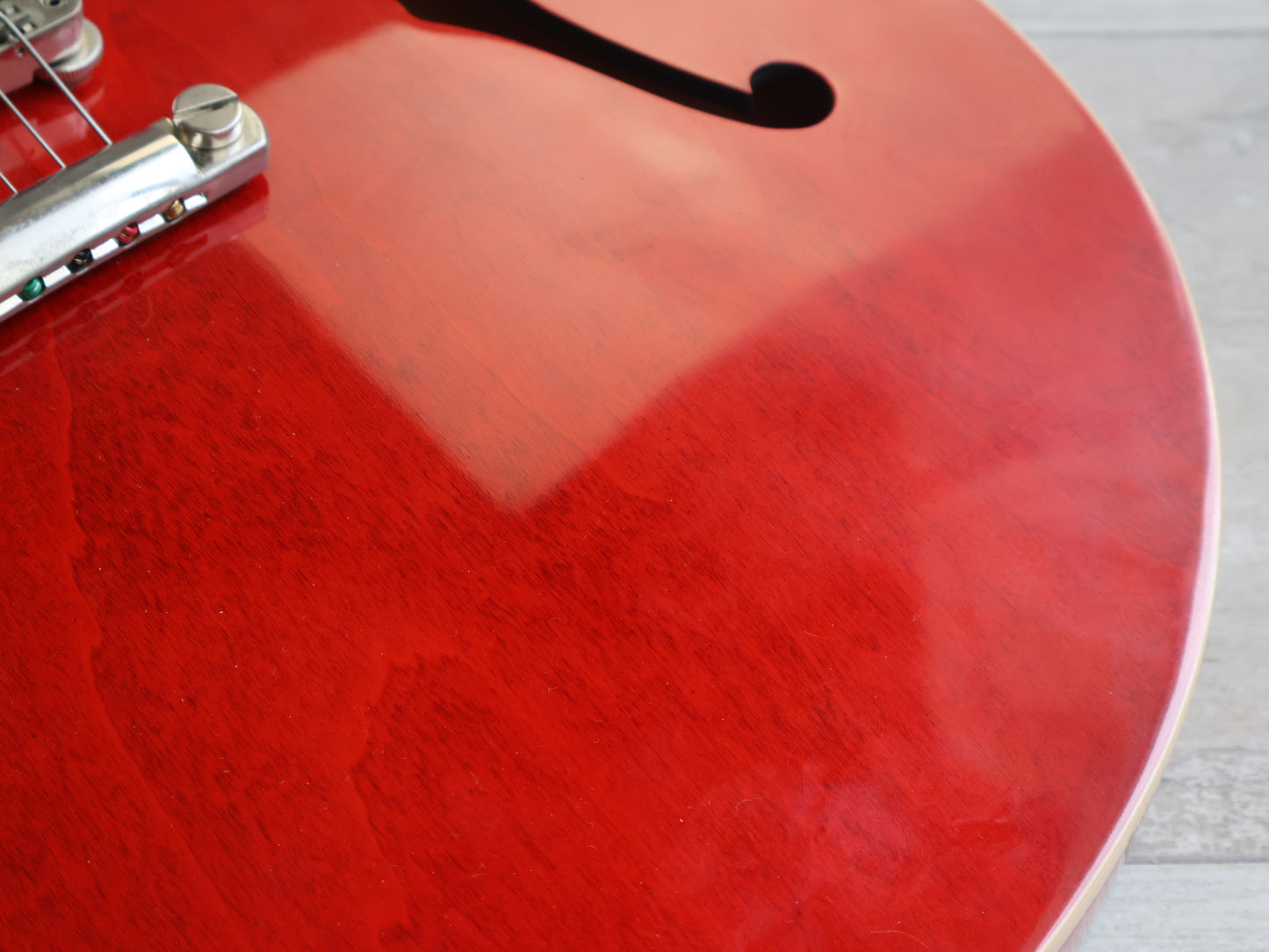 2022 Gibson USA LH Left Handed Dot ES-335 Semi-Hollowbody (Sixties Cherry)