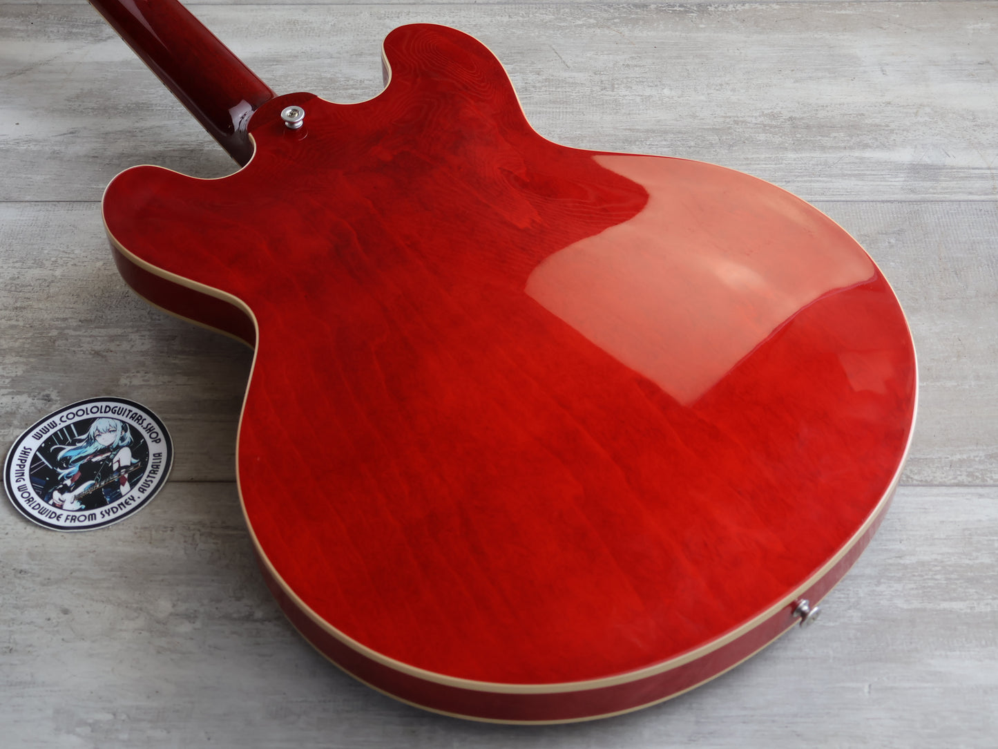 2022 Gibson USA LH Left Handed Dot ES-335 Semi-Hollowbody (Sixties Cherry)