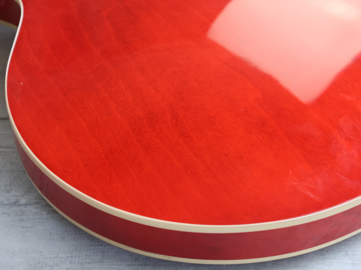 2022 Gibson USA LH Left Handed Dot ES-335 Semi-Hollowbody (Sixties Cherry)