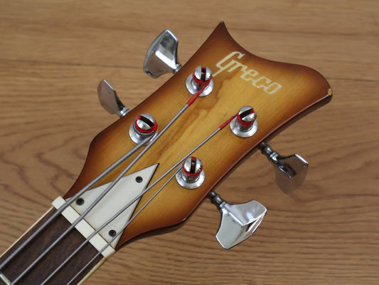 1976 Greco Japan VB-450 Violin Beatle Bass (Brown Sunburst)