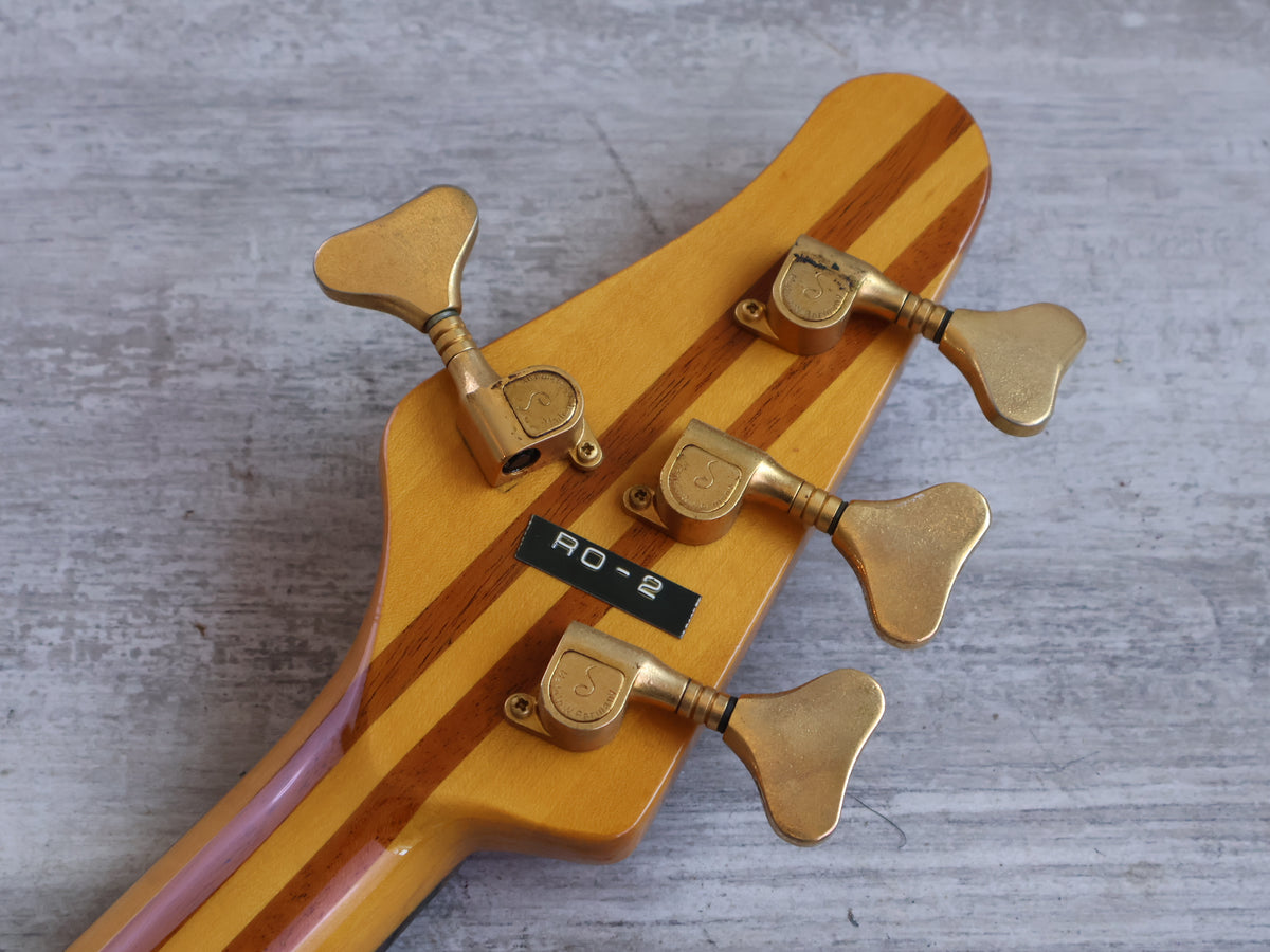 1989 Rockoon Japan (by Kawai) KRB-90 Neckthrough Bass (Natural)