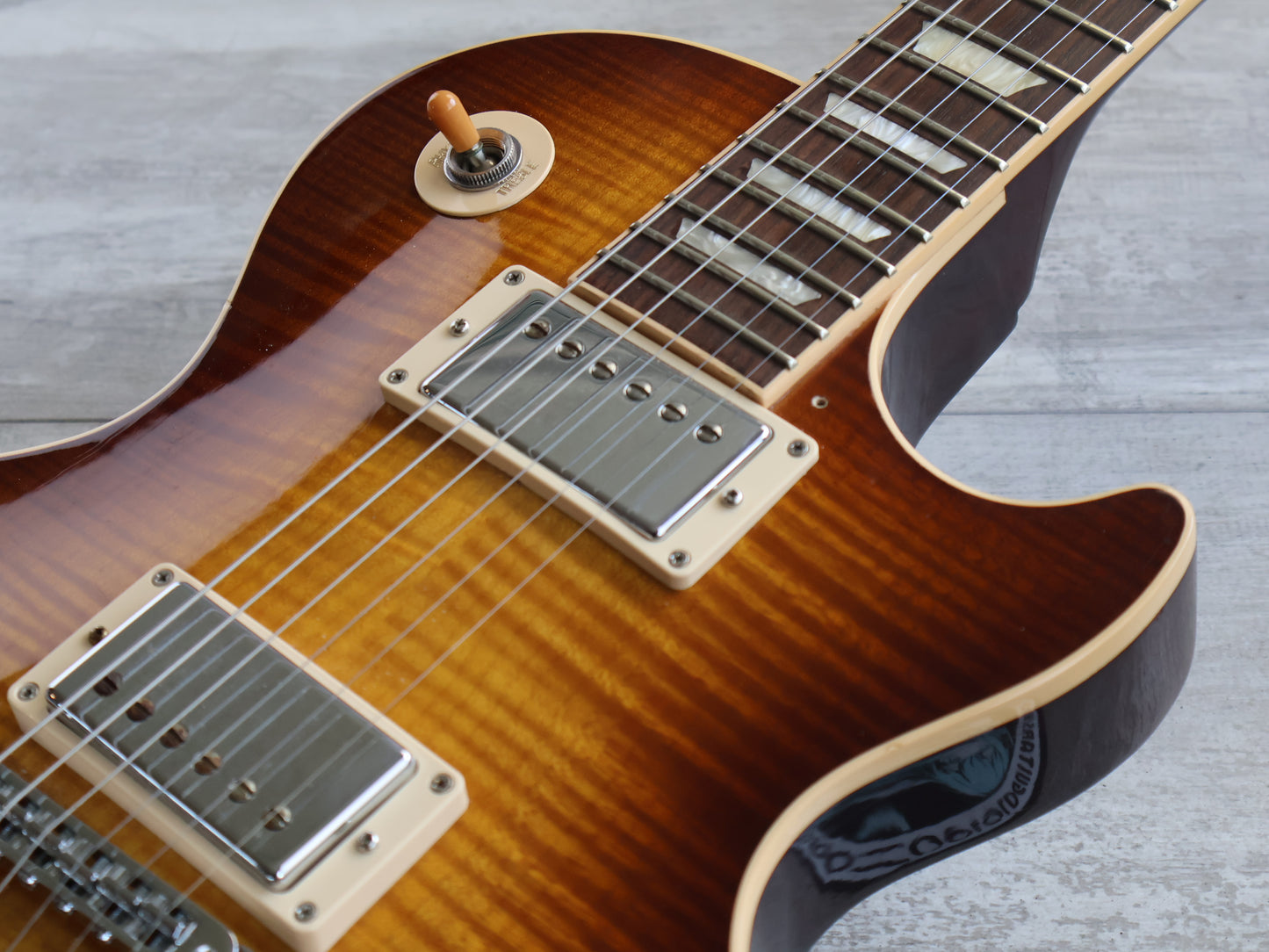 2014 Gibson USA Les Paul Standard Plus - 120th Anniversary Model (AAAA Flame Tobacco Sunburst)