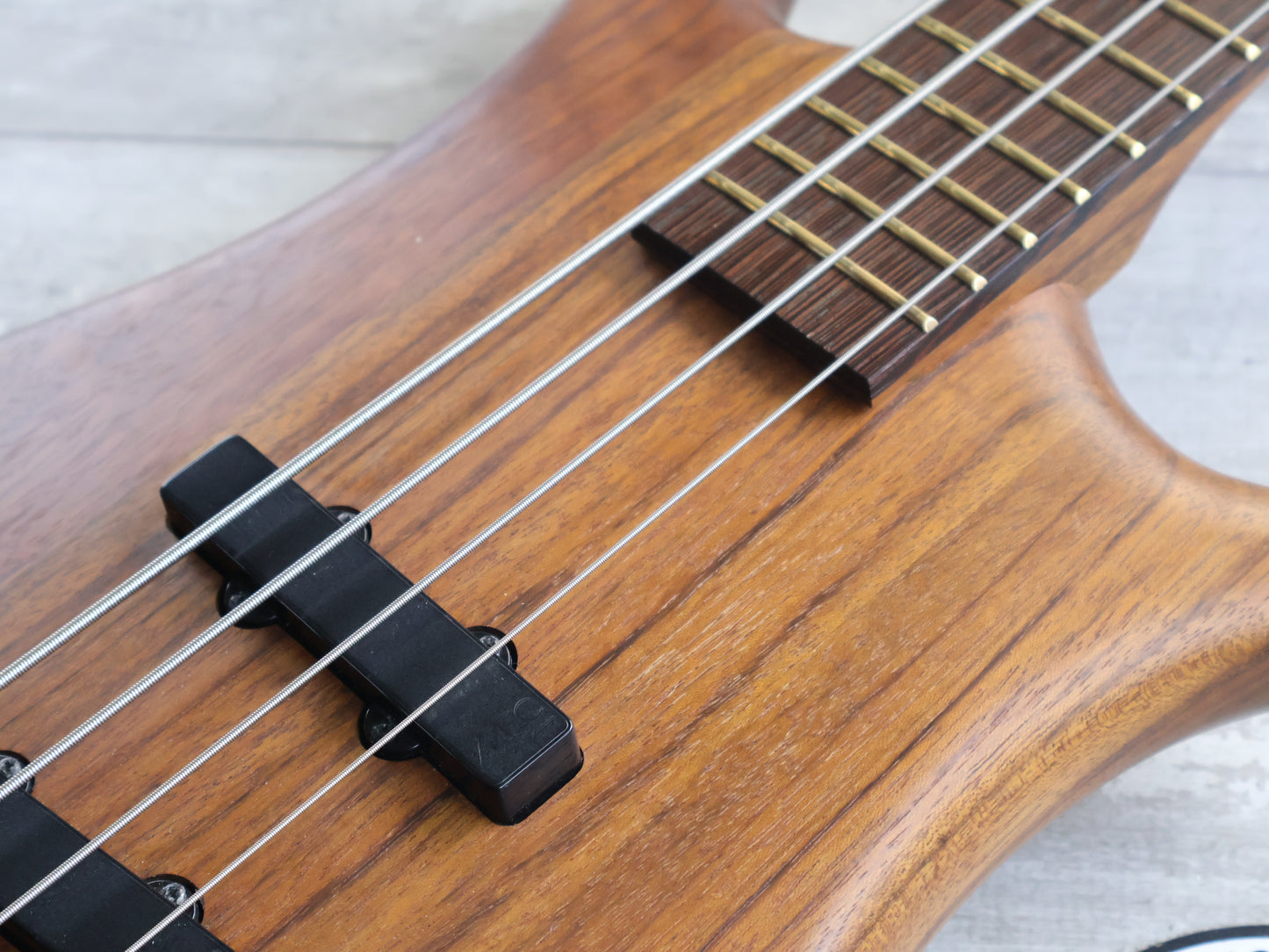 2009 Warwick Germany Thumb BO 4-String Bass (Brown Stain)