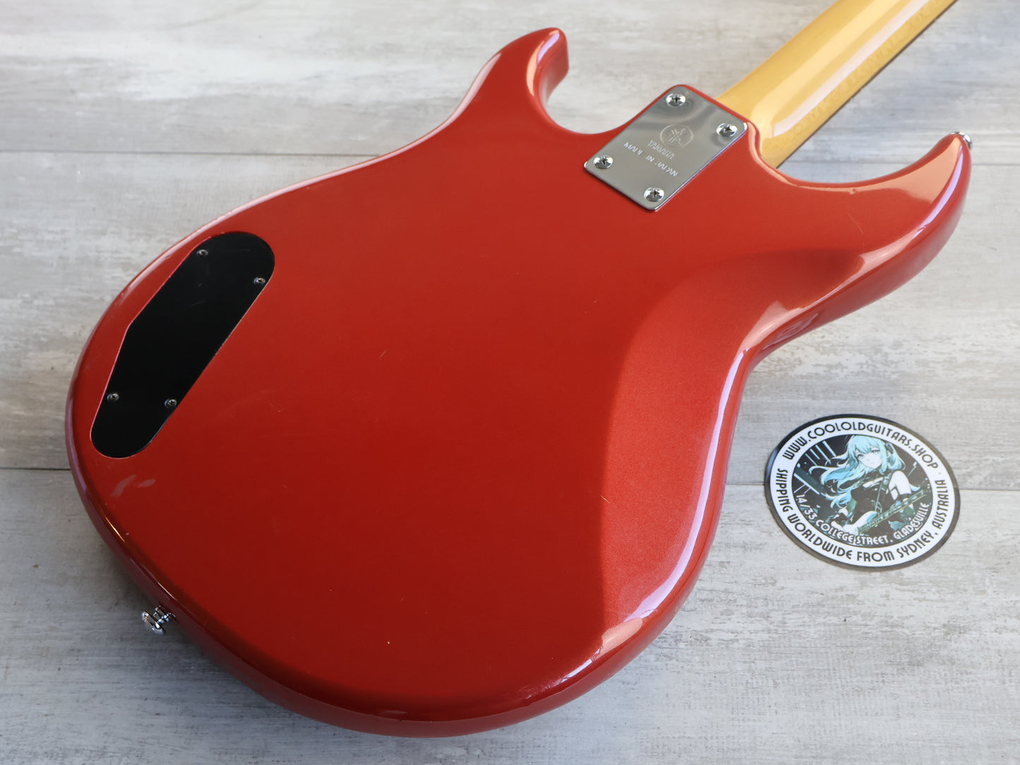 1983 Yamaha Japan BBVIS Medium Scale Broad Bass (Metallic Red)