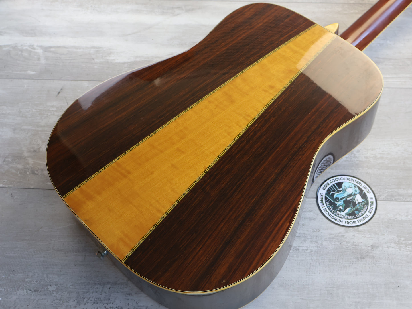 1981 Morris BW-50 Japanese Vintage 9-String Acoustic Dreadnought (Natural)