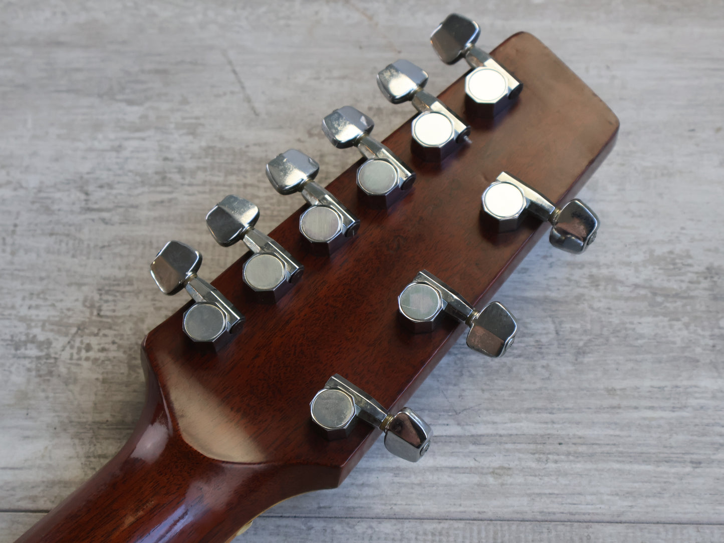 1981 Morris BW-50 Japanese Vintage 9-String Acoustic Dreadnought (Natural)