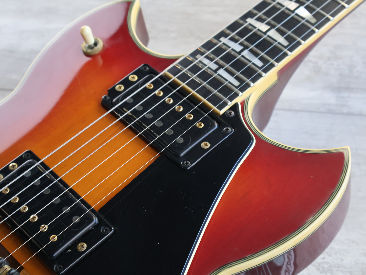 1979 Yamaha Japan SG-2000 Neckthrough Double Cutaway w/Tremolo (Cherry Sunburst)