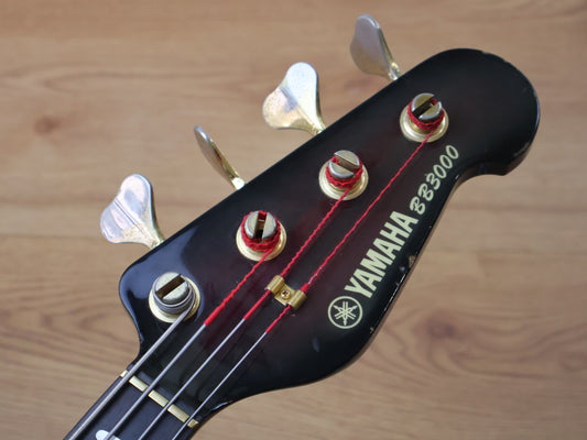 1985 Yamaha Japan BB3000 Neckthrough Broad Bass (Wine Red)