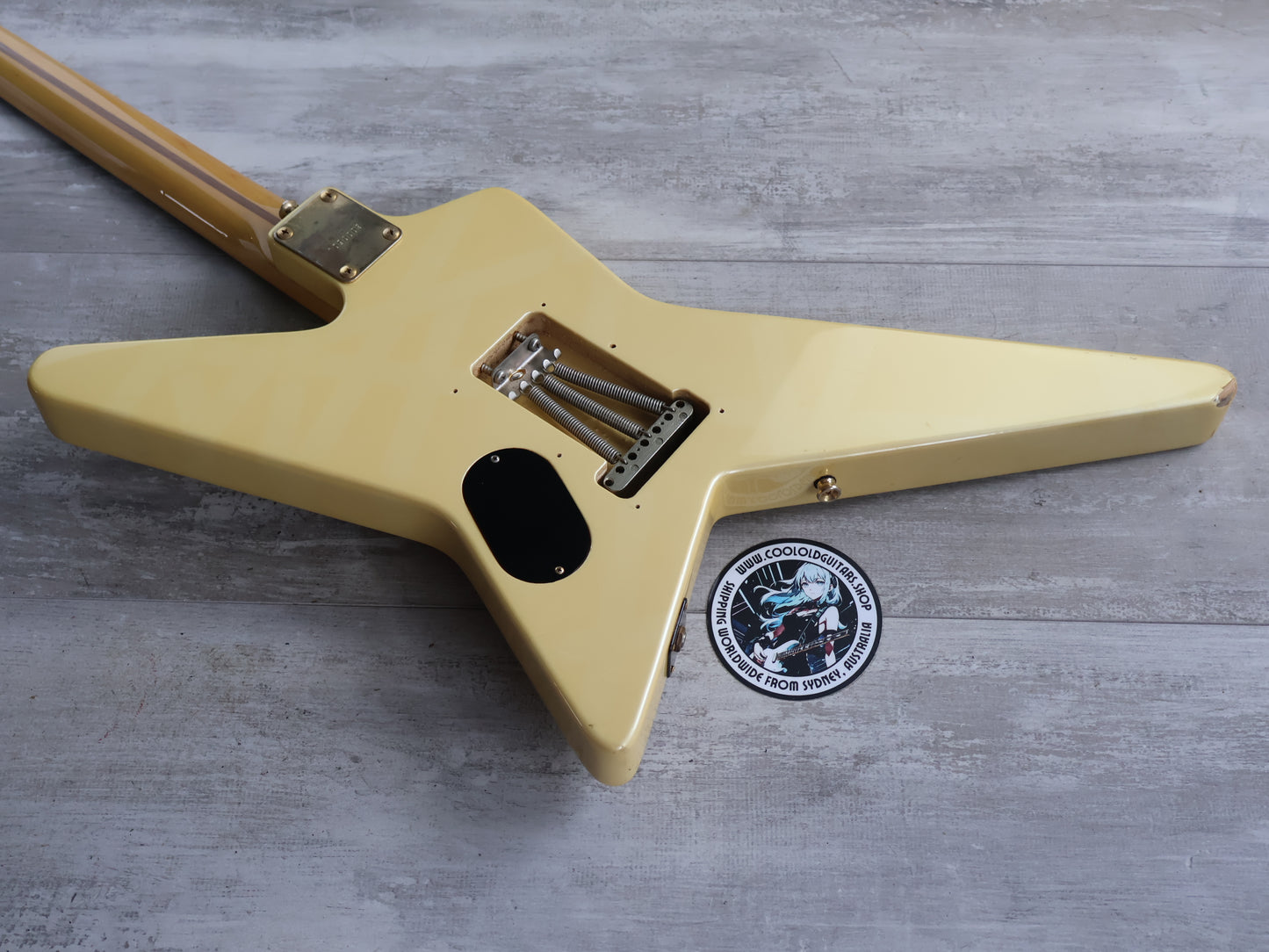 1981 Aria Pro II Strikin' Sound "Random Star" w/Dimarzio's (Vintage White)