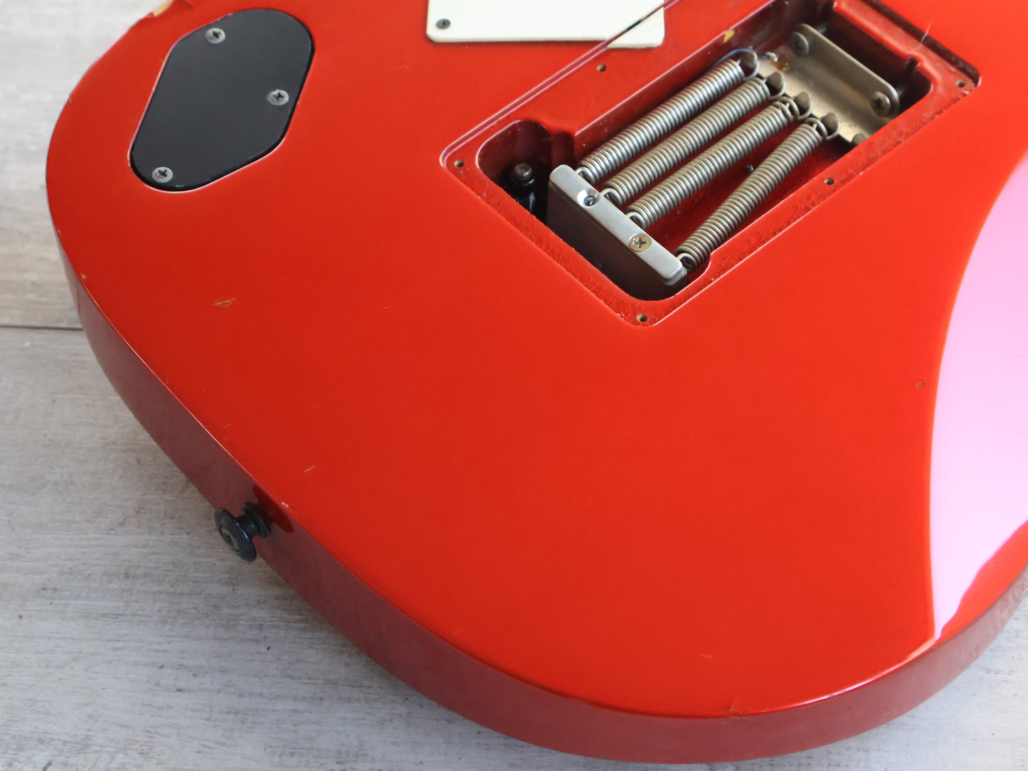 1991 Ibanez Japan RG-550 HSH Superstrat w/EMG's (Candy Apple Red)