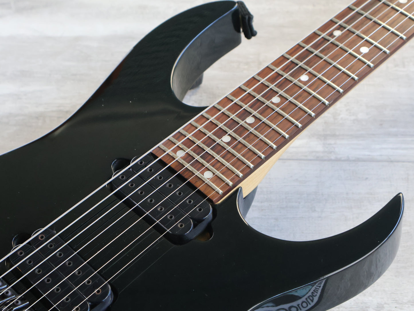 1998 Ibanez Japan RG7620 7-String HH Superstrat (Black)