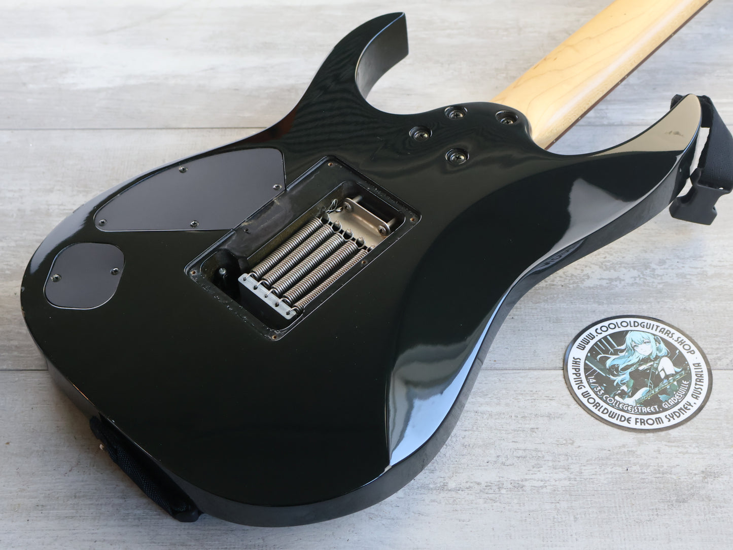 1998 Ibanez Japan RG7620 7-String HH Superstrat (Black)