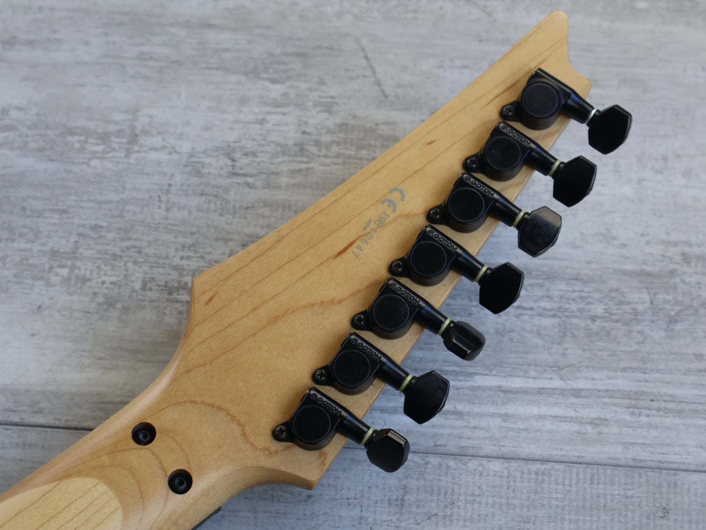 1998 Ibanez Japan RG7620 7-String HH Superstrat (Black)
