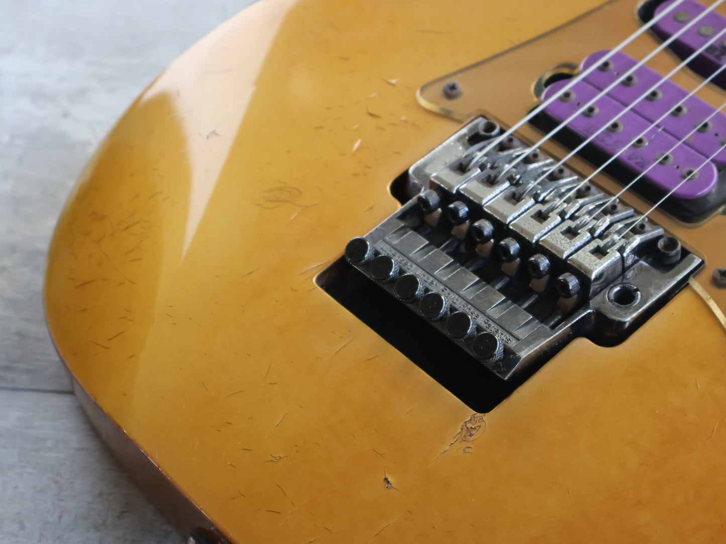 1992 Ibanez Japan RG770DX HSH Superstrat (Faded Violet Metallic)
