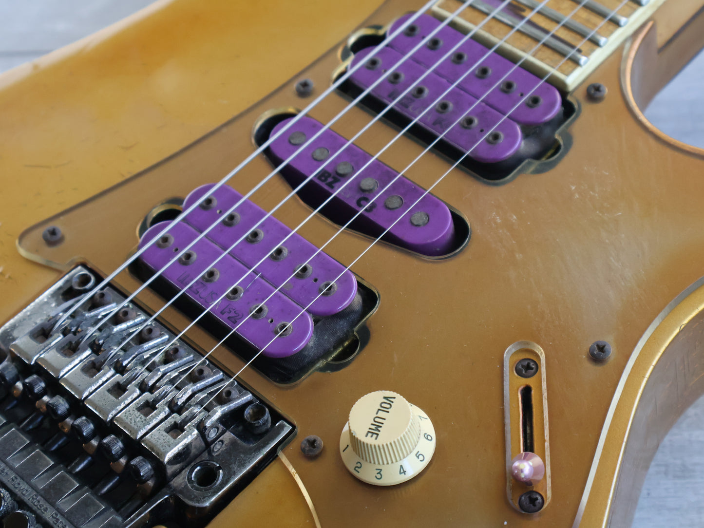 1992 Ibanez Japan RG770DX HSH Superstrat (Faded Violet Metallic)