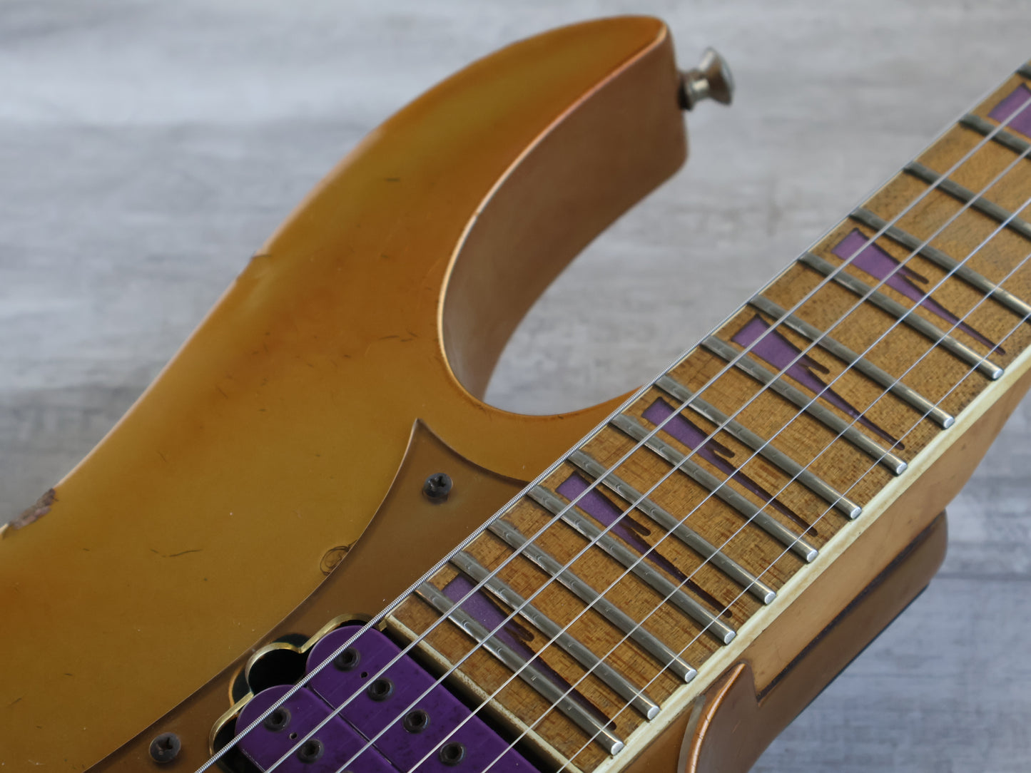 1992 Ibanez Japan RG770DX HSH Superstrat (Faded Violet Metallic)