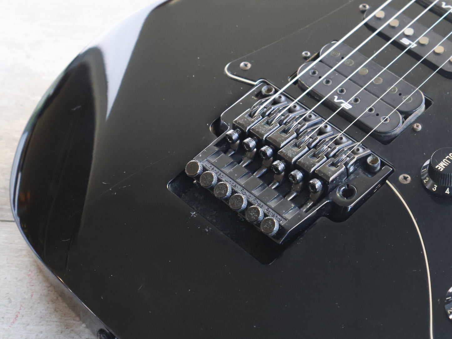 1992 Ibanez Japan RG-550 HSH Superstrat (Black)