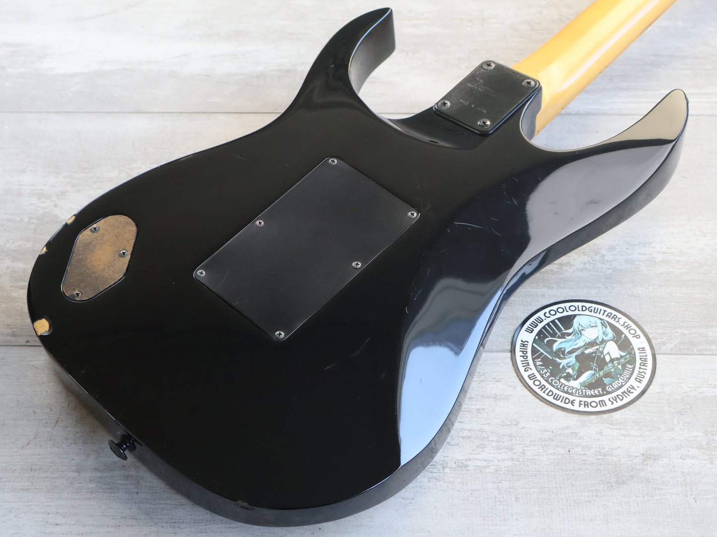 1992 Ibanez Japan RG-550 HSH Superstrat (Black)