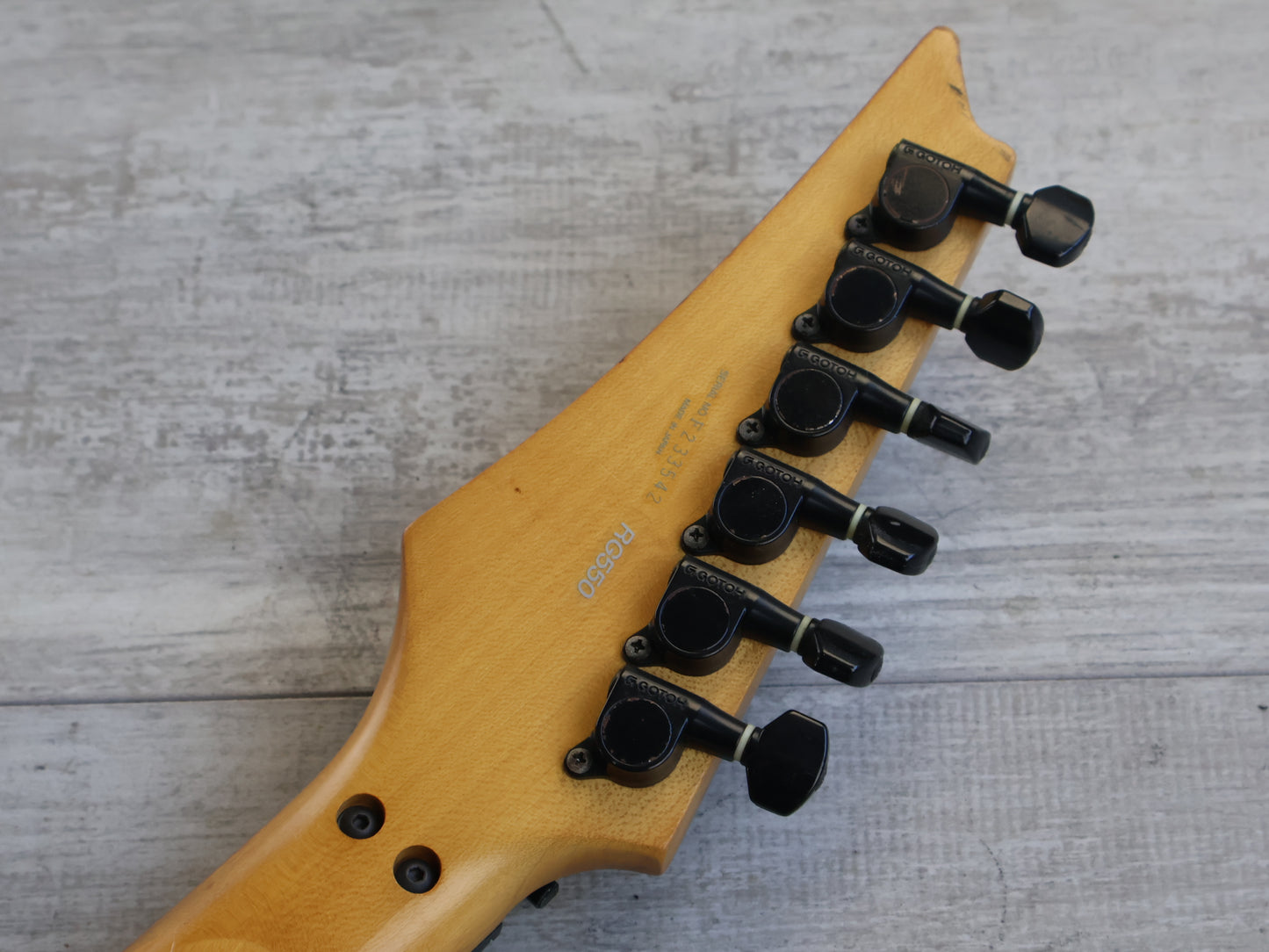 1992 Ibanez Japan RG-550 HSH Superstrat (Black)