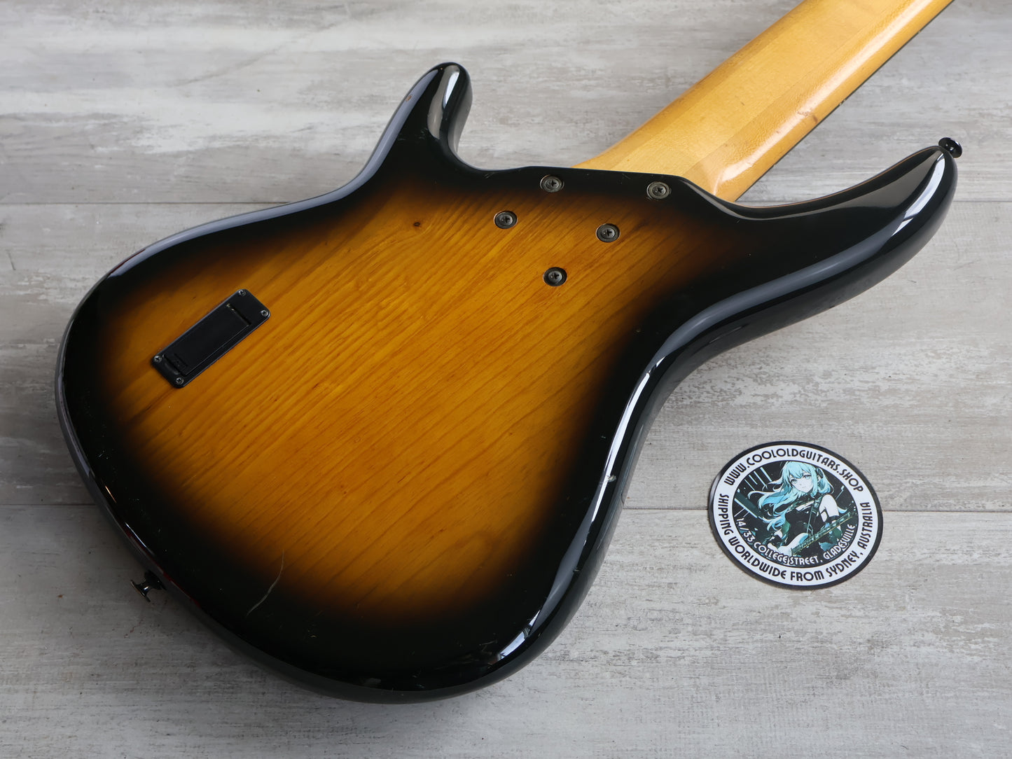 1995 Aria Pro II AVB-SB-06A Steve Bailey Signature 6-String Fretless Bass (Sunburst)