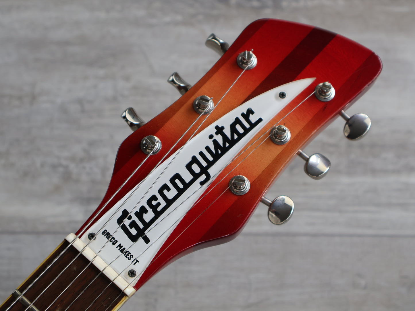 1991 Greco RG-100 Semi Hollowbody Double Cutaway (Fireglo)