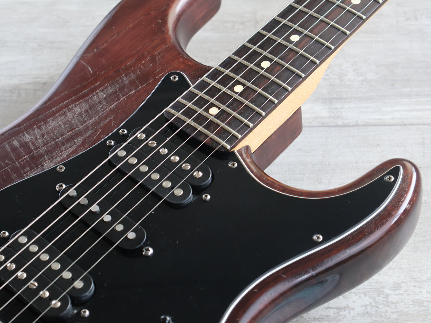 2012 Fender FSR Limited Edition American Standard HSH Stratocaster (Mahogany Stain)