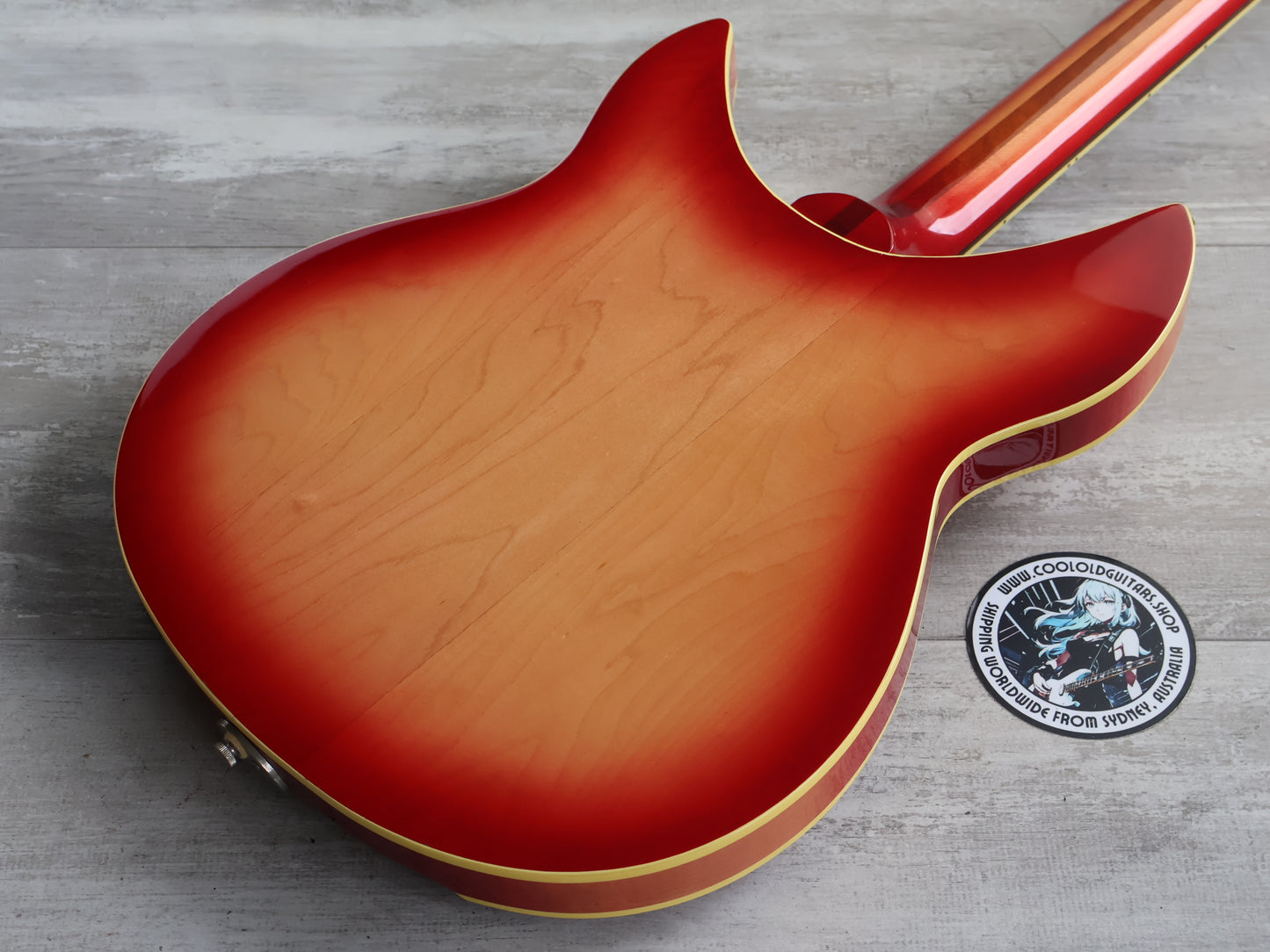 1991 Greco RG-100 Semi Hollowbody Double Cutaway (Fireglo)