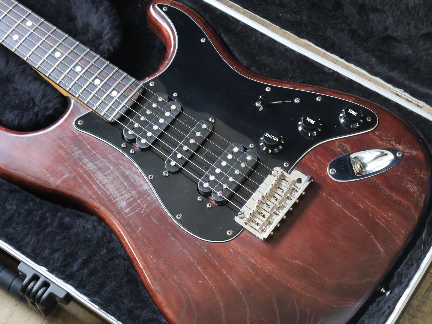 2012 Fender FSR Limited Edition American Standard HSH Stratocaster (Mahogany Stain)