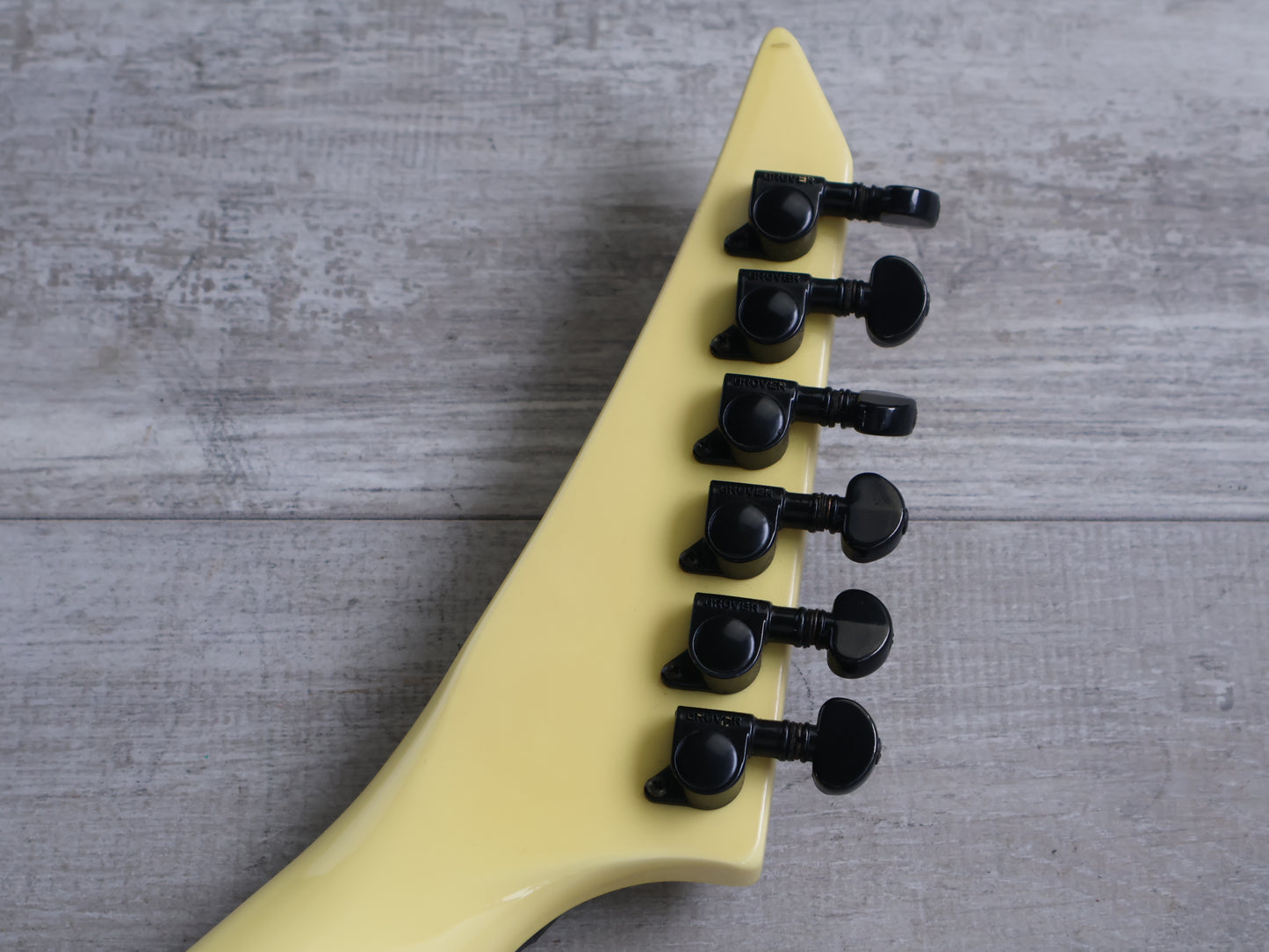 1985 Greco Japan JJ-F1 Superstrat w/Kahler Tremolo (White)