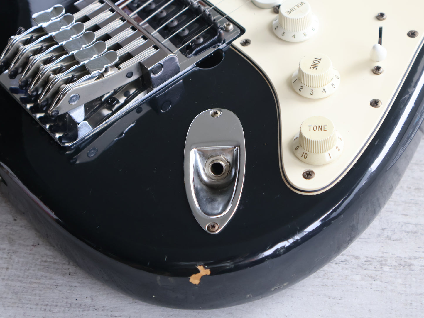 1988 Fender Japan "E Series" Stratocaster w/Hipshot Trilogy Bridge (Black)