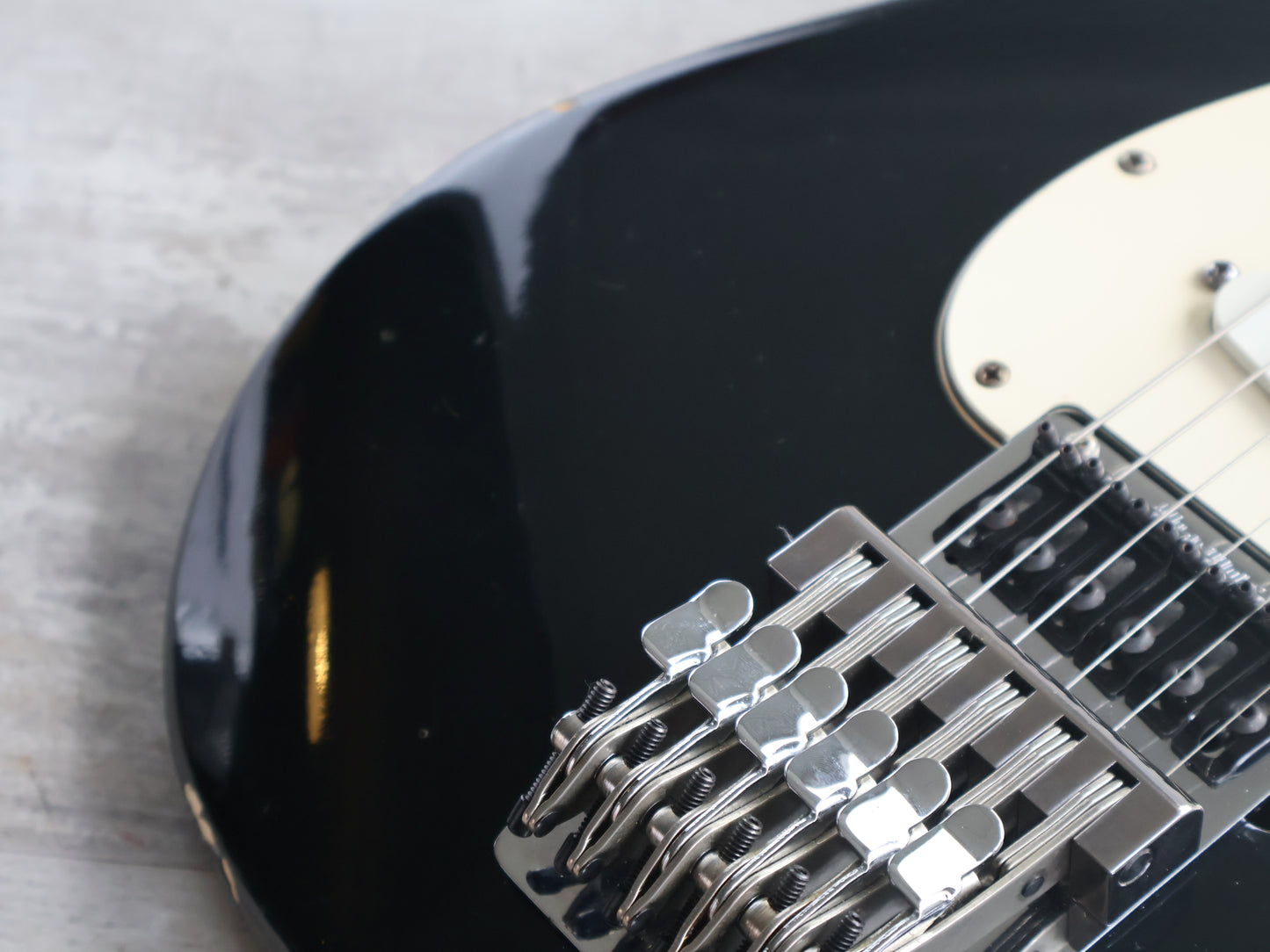 1988 Fender Japan "E Series" Stratocaster w/Hipshot Trilogy Bridge (Black)
