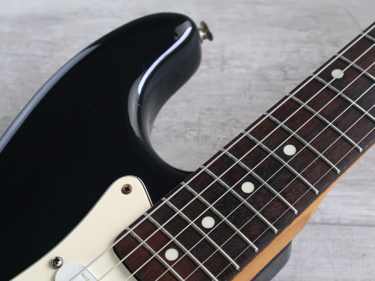 1988 Fender Japan "E Series" Stratocaster w/Hipshot Trilogy Bridge (Black)