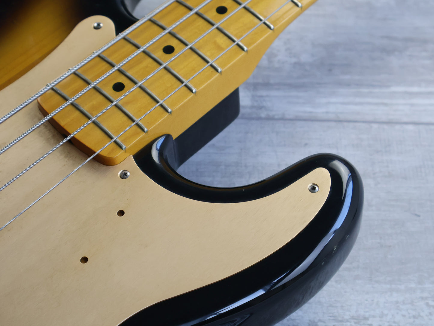 1999 Fender Japan PB57-53 '57 Reissue Precision Bass w/Aguilar Pickup (Brown Sunburst)