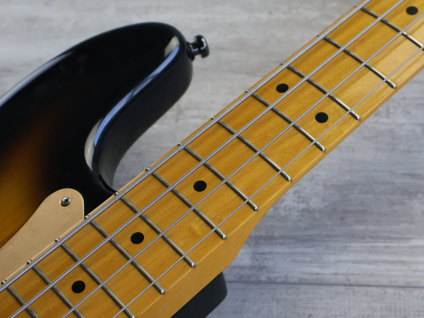 1999 Fender Japan PB57-53 '57 Reissue Precision Bass w/Aguilar Pickup (Brown Sunburst)