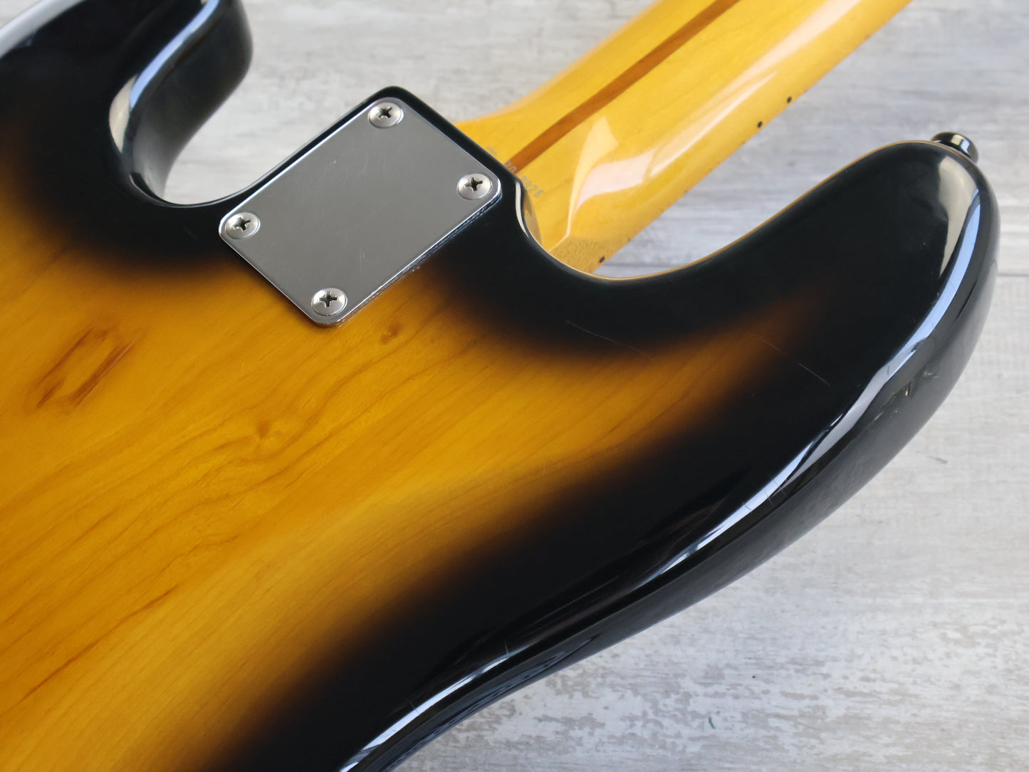 1999 Fender Japan PB57-53 '57 Reissue Precision Bass w/Aguilar Pickup (Brown Sunburst)