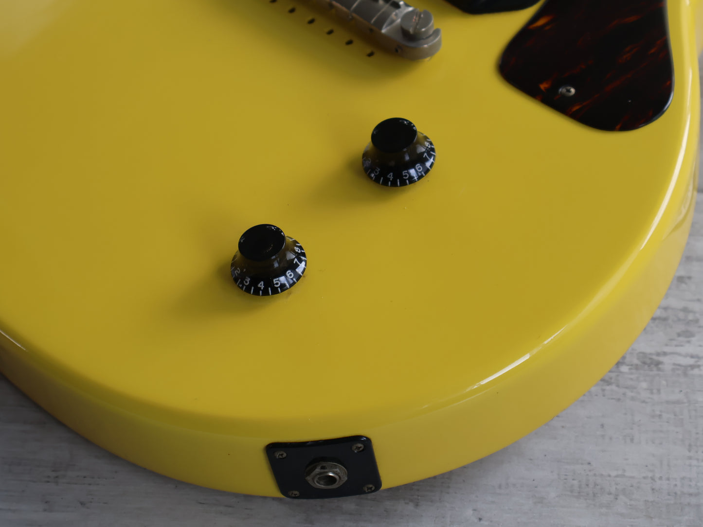 1980's Burny TV-55 Les Paul Junior DC (TV Yellow)