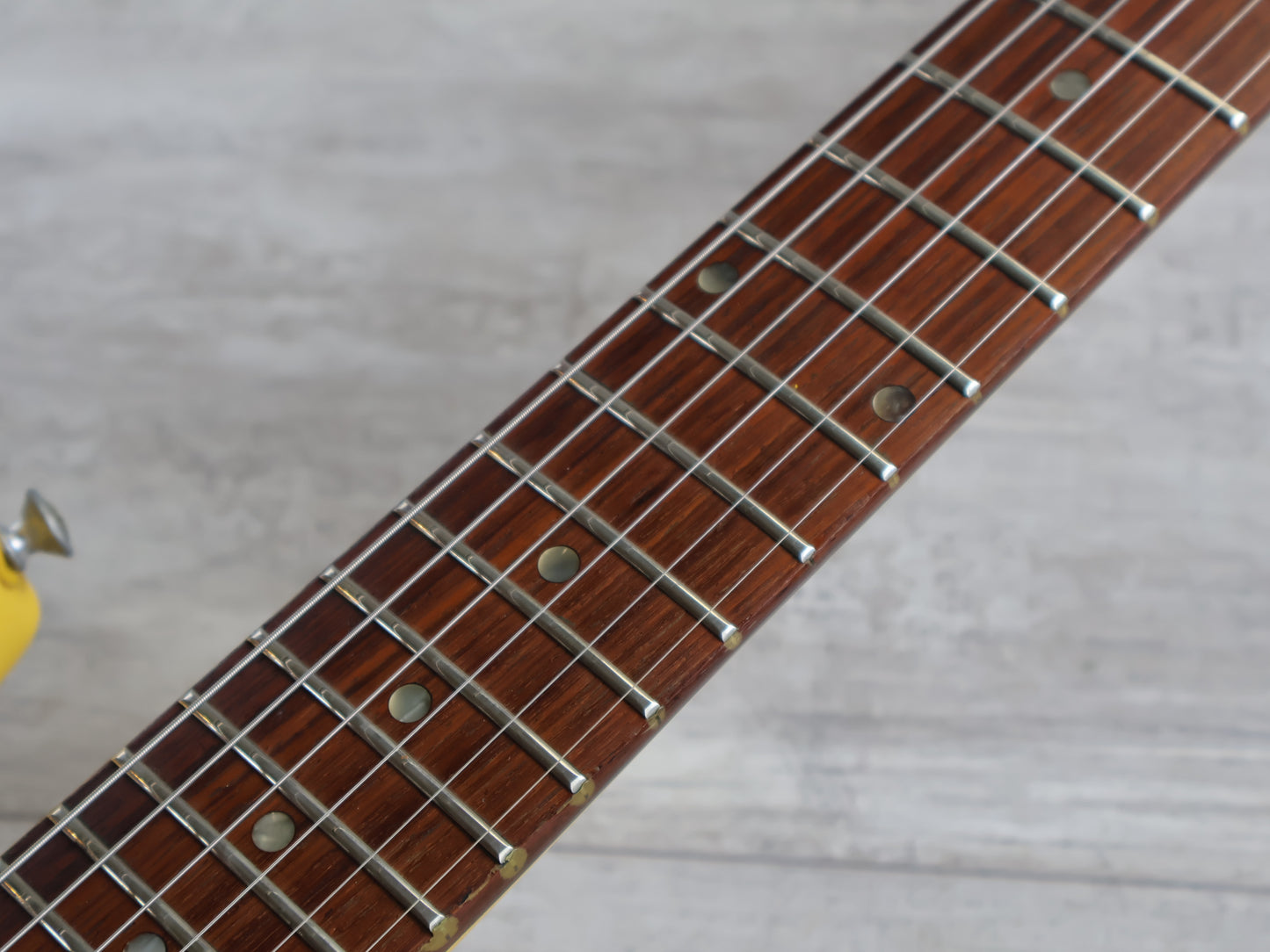 1980's Burny TV-55 Les Paul Junior DC (TV Yellow)