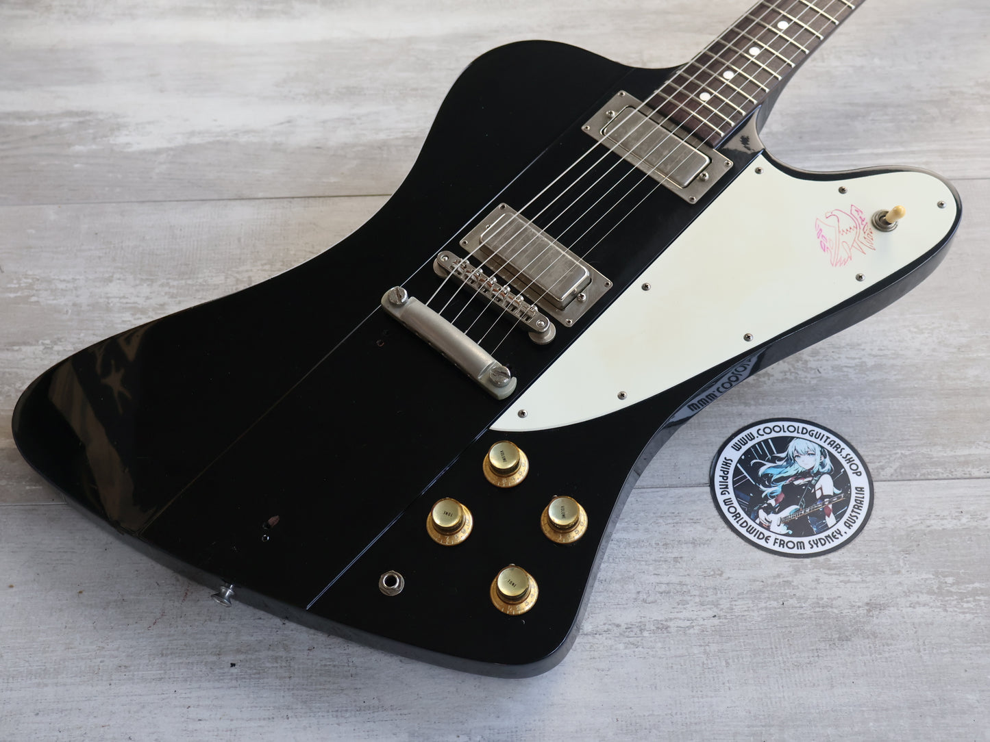 1990 Greco Japan FB-700 Firebird (Black)