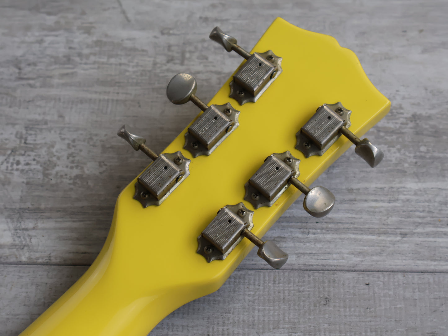1980's Burny TV-55 Les Paul Junior DC (TV Yellow)