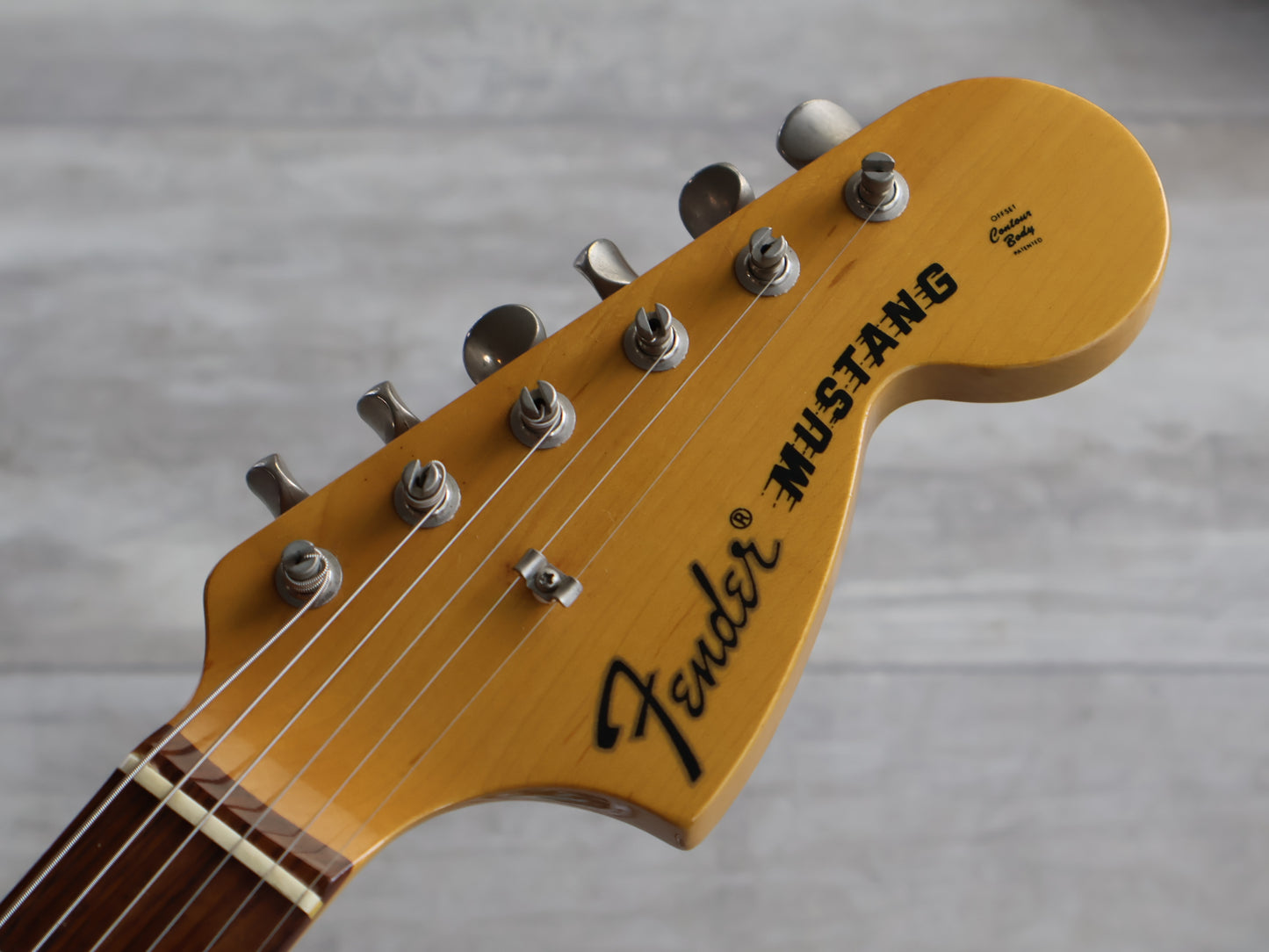 2002 Fender Japan MG69-65 '69 Reissue Mustang (Yellowed White)