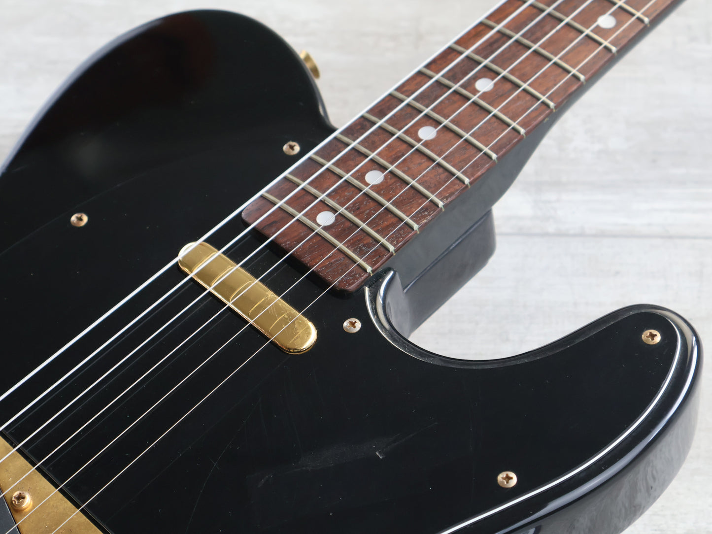 1988 Fender Japan TLG80-60 Vintage Telecaster (Black & Gold)