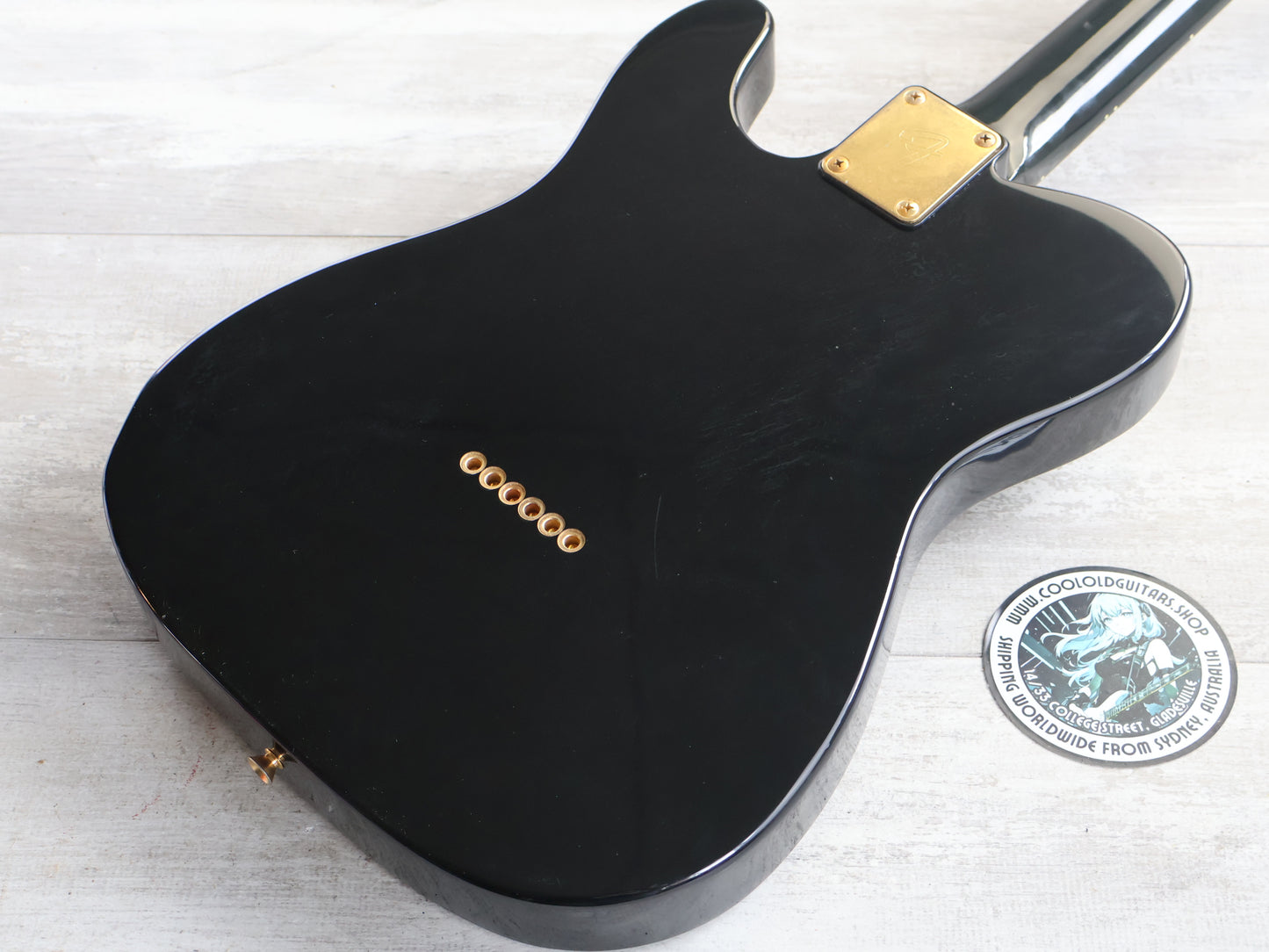 1988 Fender Japan TLG80-60 Vintage Telecaster (Black & Gold)